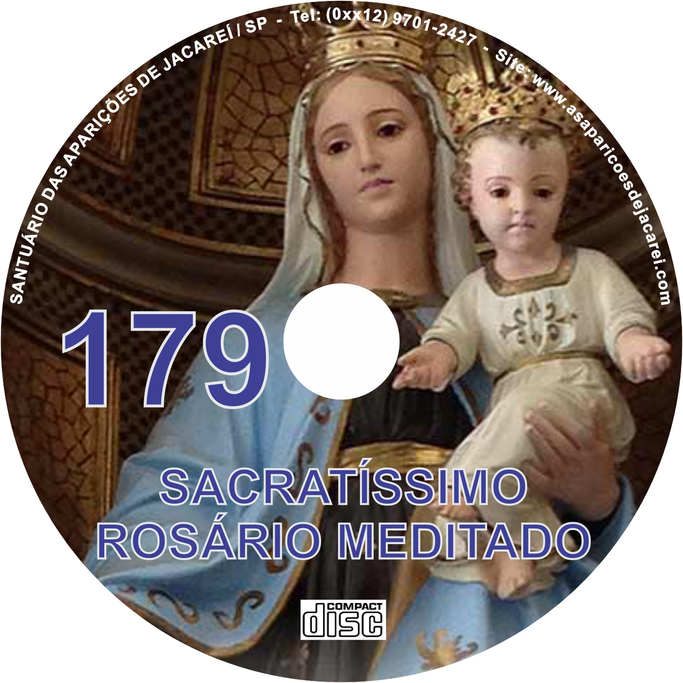 CD Rosário Meditado 179 CD Rosário Meditado 179